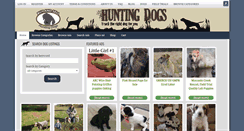 Desktop Screenshot of buyandsellhuntingdogs.com